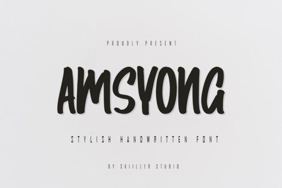 Amsyong: The Playful Display Font for Digital Kids' Brands