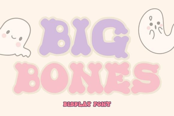 Big Bones: The Retro Halloween Groovy Display Font for Viral Campaigns