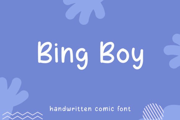 Bing Boy: The Handwritten Font for Authentic Brand Identity