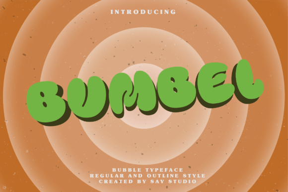Bumbel: A Playful Display Font for Modern Editorial Design