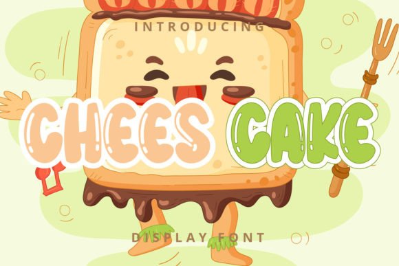 Chees Cake: The Perfect Display Font for Cute Craft Projects