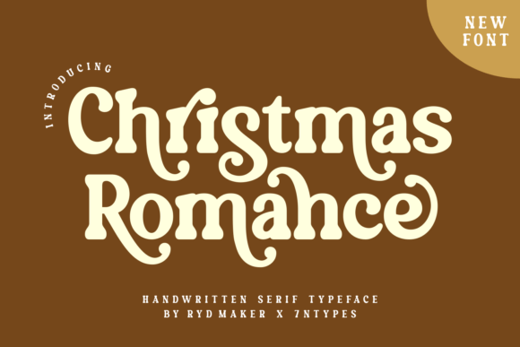 Christmas Romance: The Perfect Handwritten Serif Font for Holiday Creations