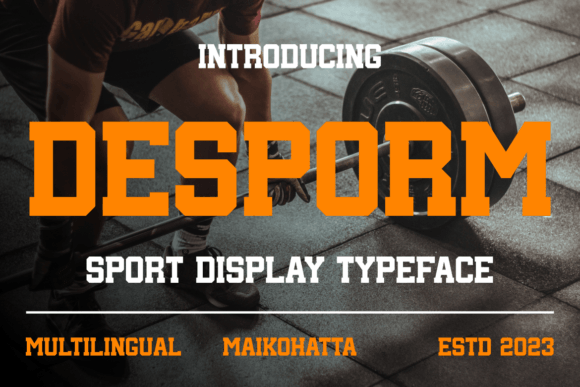 Desporm: A Dynamic Display Font for High-Energy Web Design