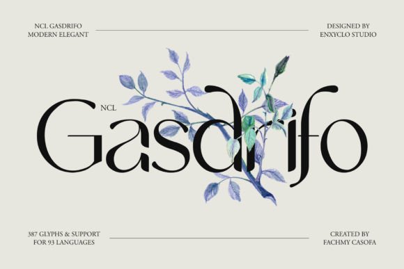 Gasdrifo: The Modern Elegant Font for Scroll-Stopping Visuals