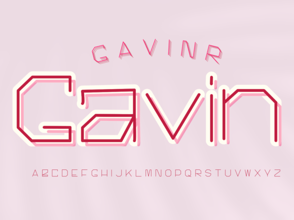 Gavin: A Unique Display Font for Creative Makers