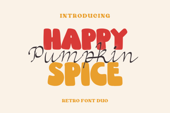 Happy Pumpkin Spice: The Retro Font for Authentic Small Business Branding