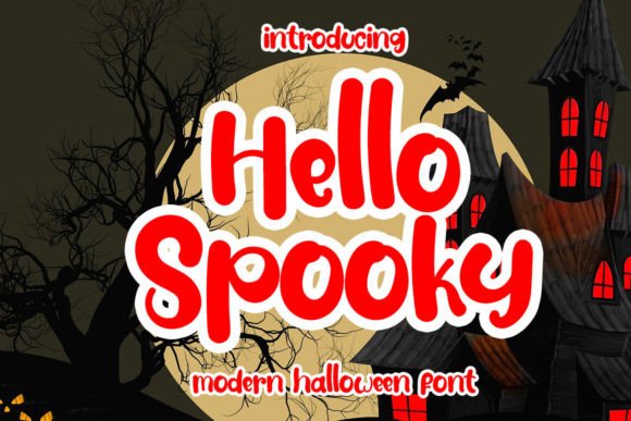 Hello Spooky: The Ultimate Display Font for Creative Projects