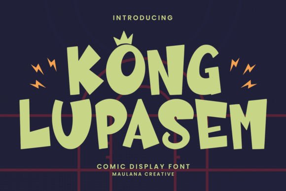 Kong Lupasem: The Playful Display Font for Authentic Campaigns