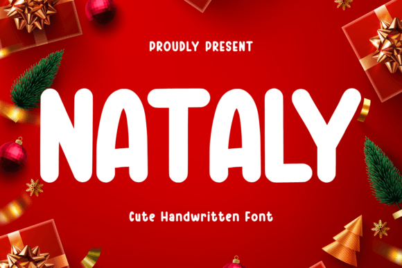 Nataly: The Festive Display Font for Holiday Crafts