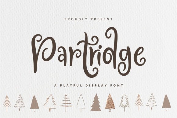 Partridge Display Font for Playful Brand Campaigns