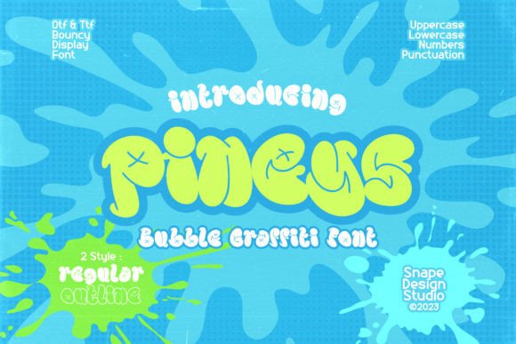 Pineys: The Ultimate Display Font for Urban Brand Campaigns