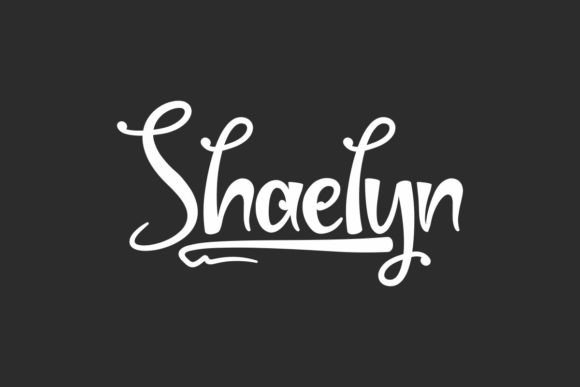 Shaelyn: A Magical Display Font for Modern Digital Branding