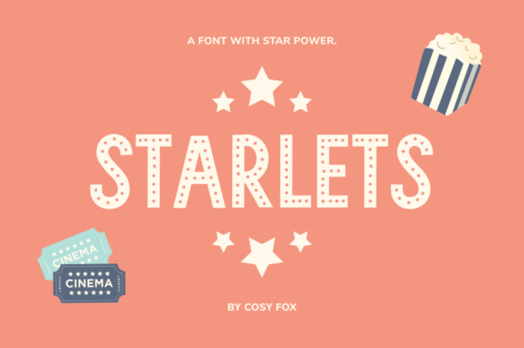 Starlets: The 1920s Display Font for Modern Campaigns