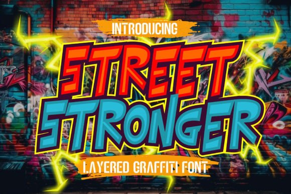 Street Stronger: The 3D Graffiti Font for Bold Web Design