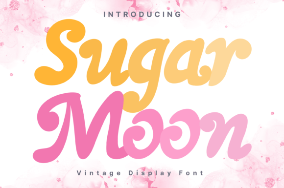 Sugar Moon: A Whimsical Display Font for Creative Makers