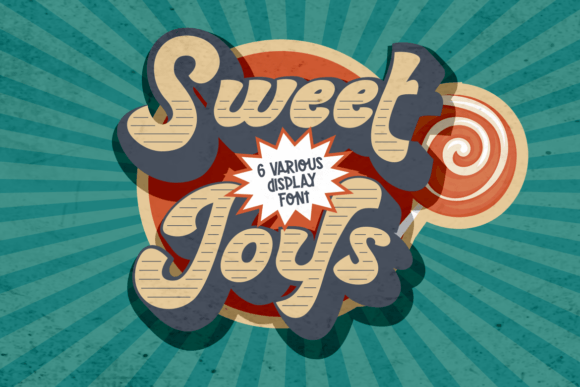 Sweet Joys: The Retro Script Font for Bold Brand Identity