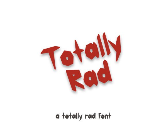 Totally Rad: The Edgy Display Typeface for Bold Campaigns