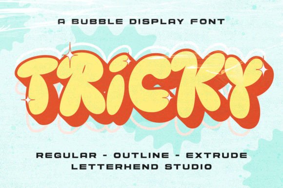 Tricky Font: A Whimsical Display Typeface for Modern Web Design