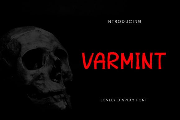 Varmint: The Spooky Display Font for Bold Campaigns