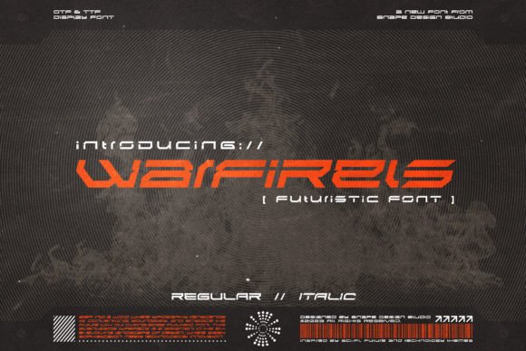 Warfirels: The Futuristic Typeface for Modern Digital Brands