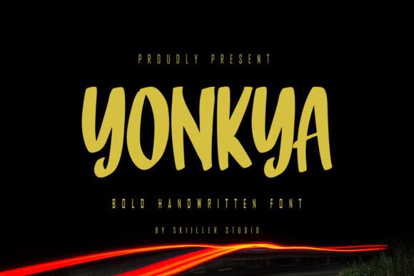 Yonkya: The Modern Brushed Handwritten Font for Editorial Design